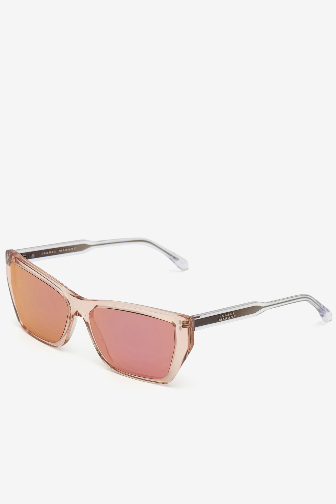 Gafas de sol rectangulares tessa - Transp pink/brown rose - Woman - 3