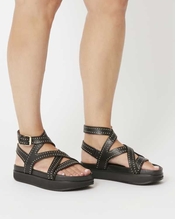 Neryse Sandals Woman black | ISABEL MARANT Official online store