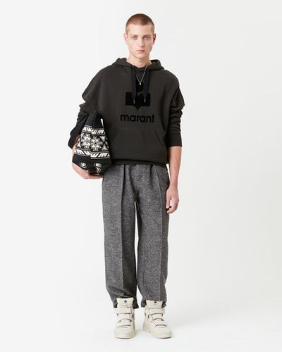 Miley logo hoodie sweatshirt - Black - Man - 1