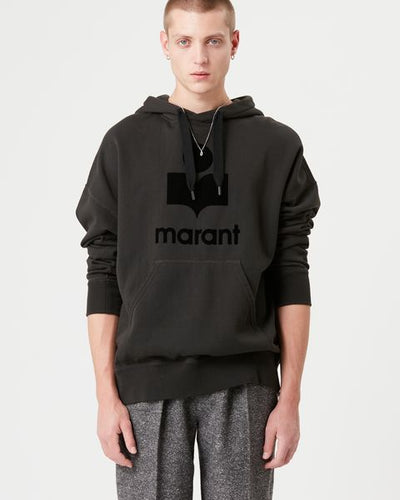 Miley logo hoodie sweatshirt - Black - Man - 3