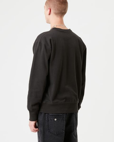 Mike cotton sweatshirt - 검정으로 씻어낸 - Man - 4
