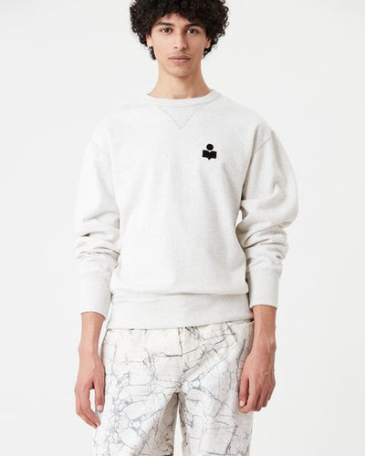 Mike cotton sweatshirt - 生成り - Man - 3