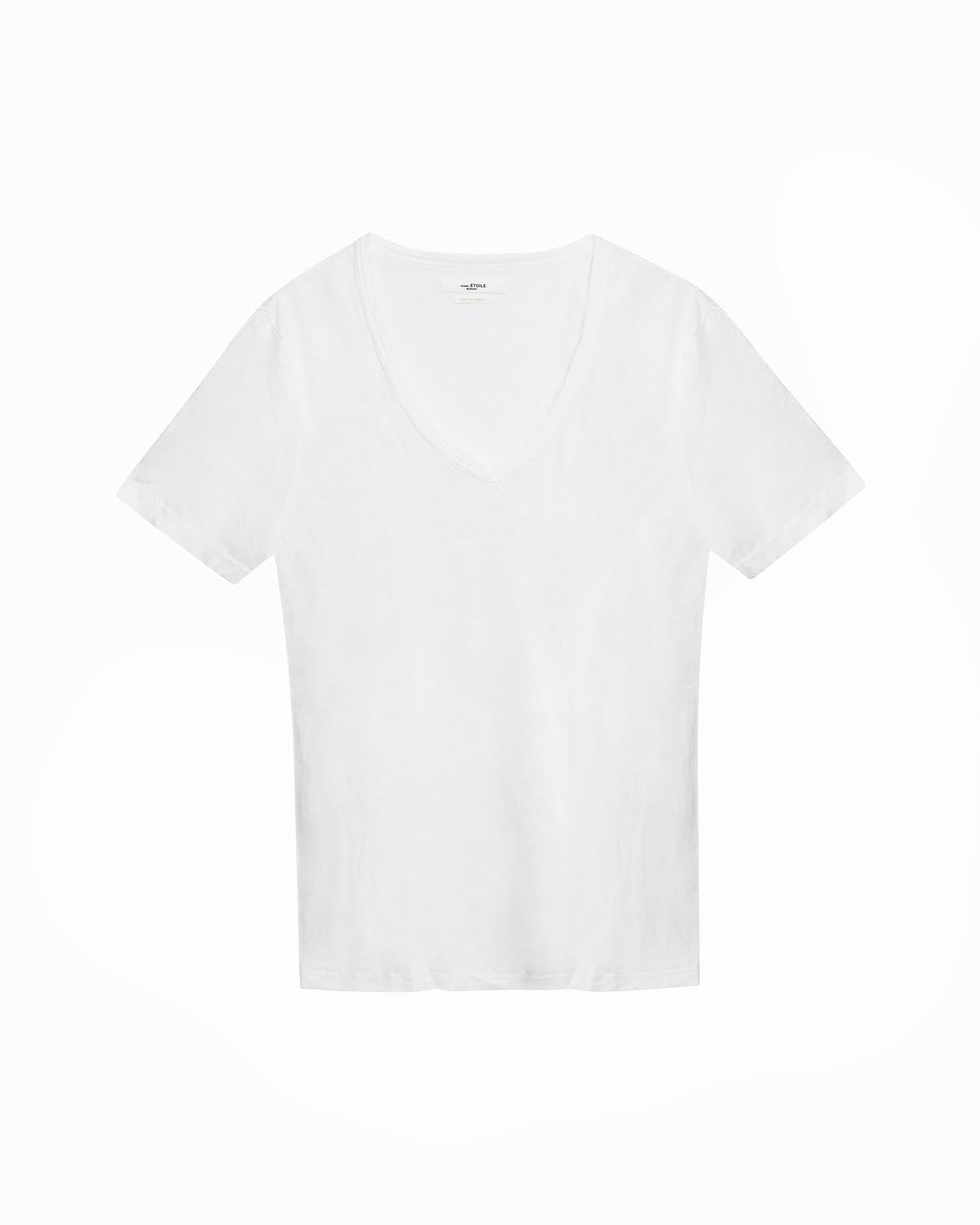 Kranger v-neck cotton tee-shirt - White - Woman - 1