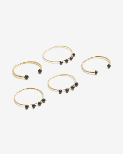 Bague casablanca - Noir - Woman - 1