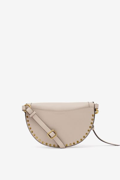 Sac banane en cuir de veau skano - Beige clair - Woman - 6