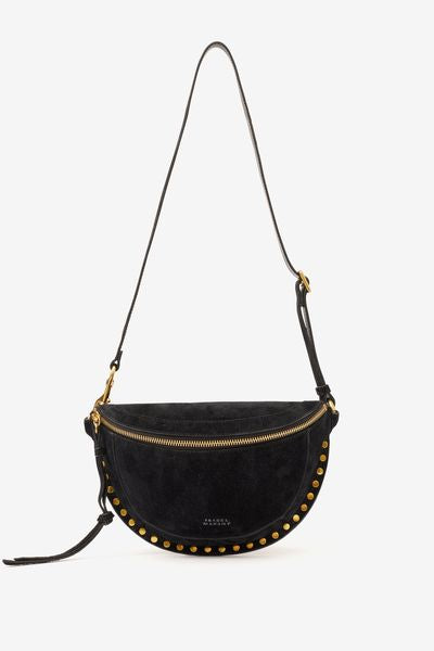 Sac banane en cuir velours skano - Noir - Woman - 9