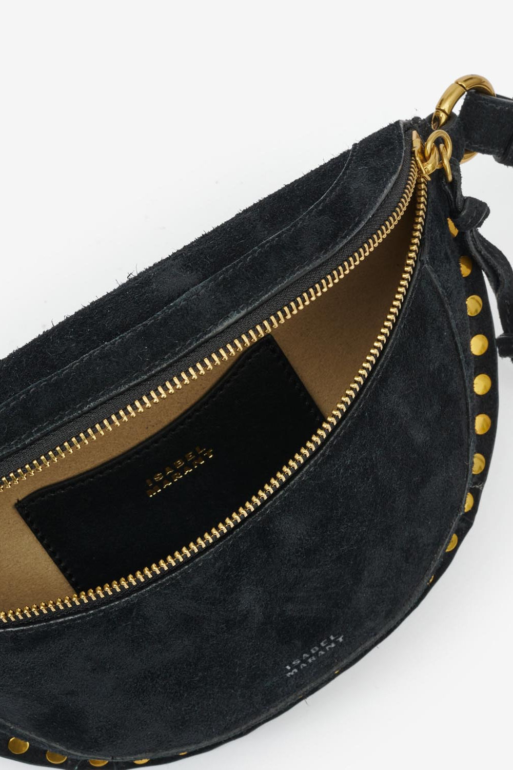 Sac banane en cuir velours skano - Noir - Woman - 5
