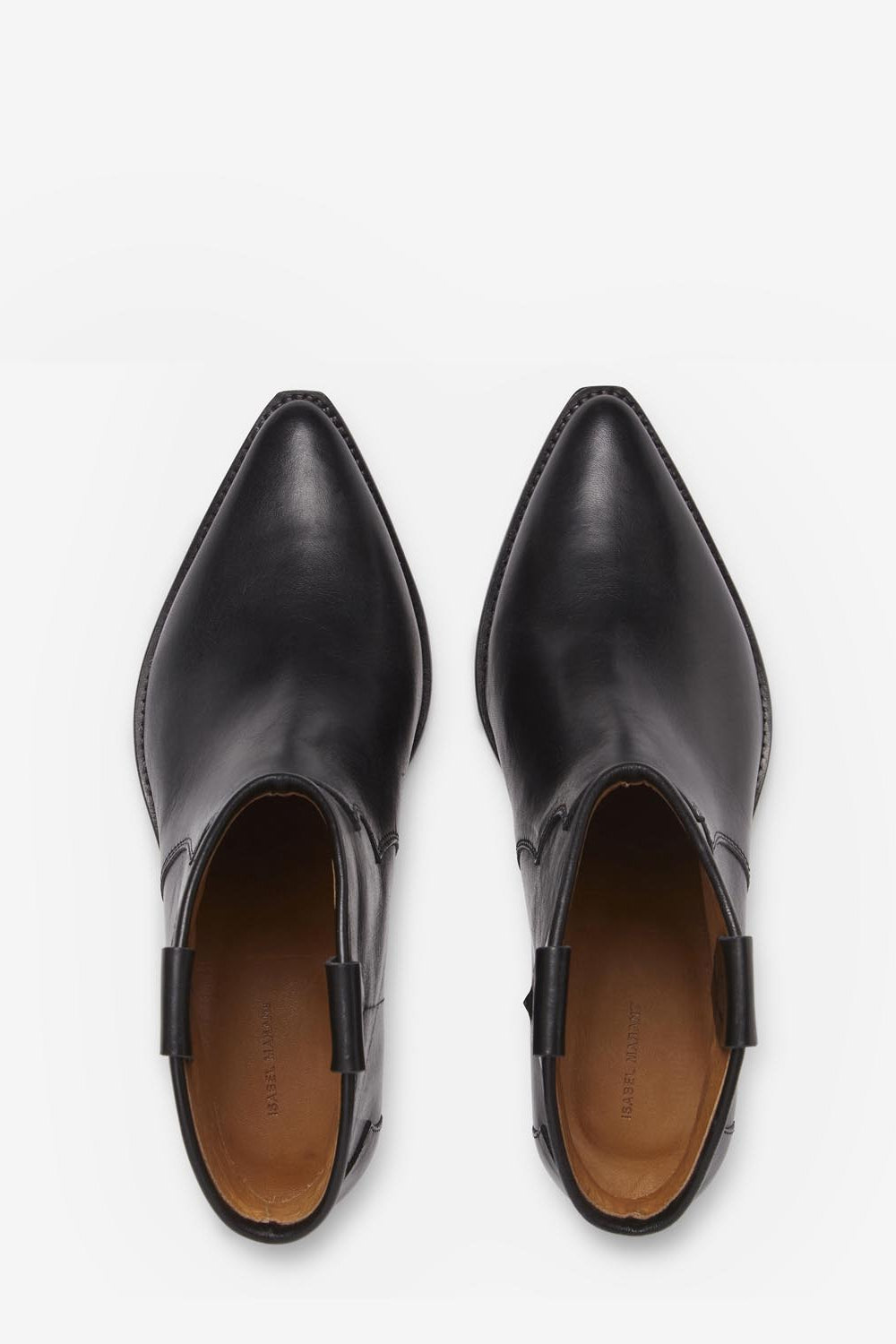 Dewina calfskin leather cowboy boots - Black - Woman - 4