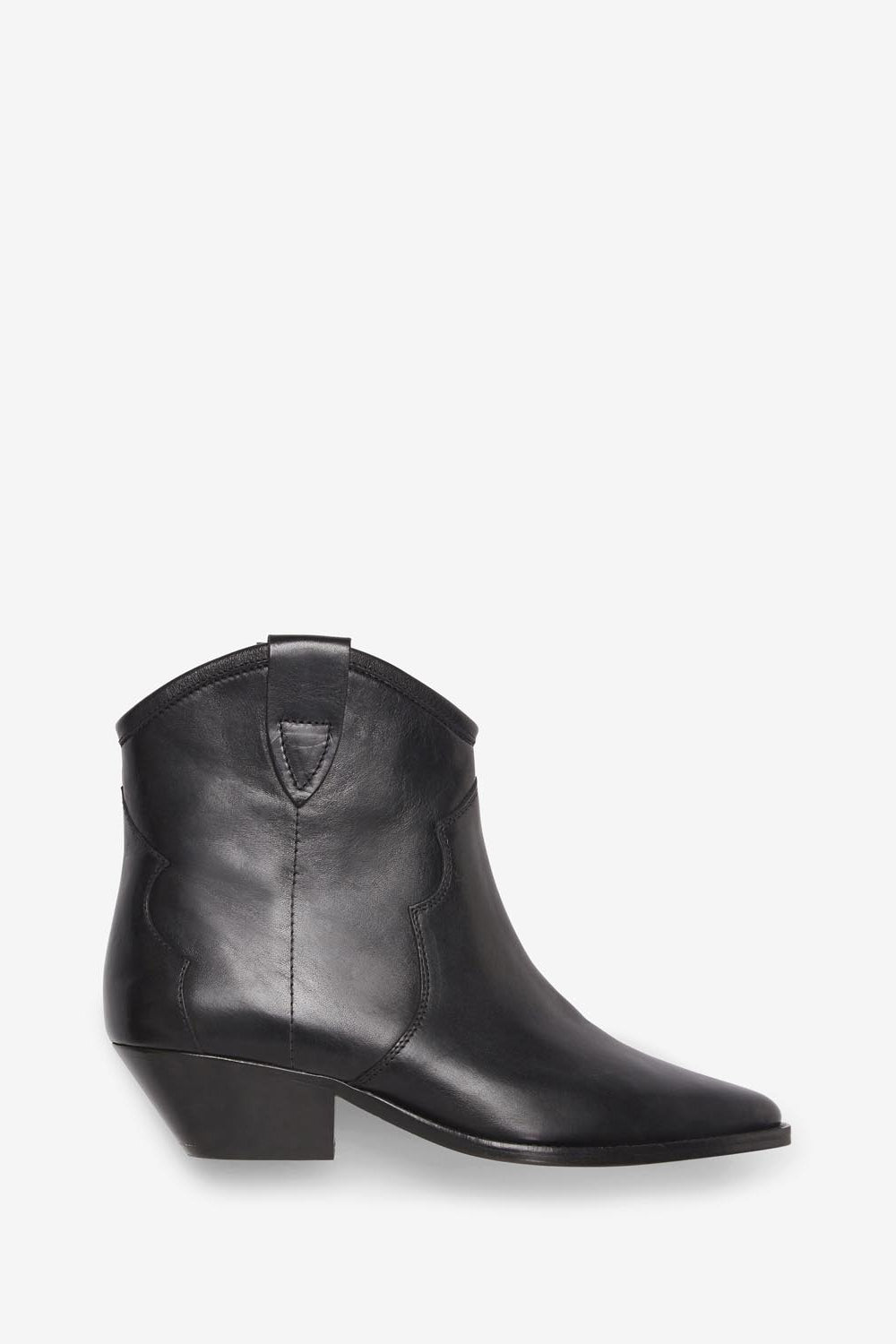 Dewina calfskin leather cowboy boots - Black - Woman - 1
