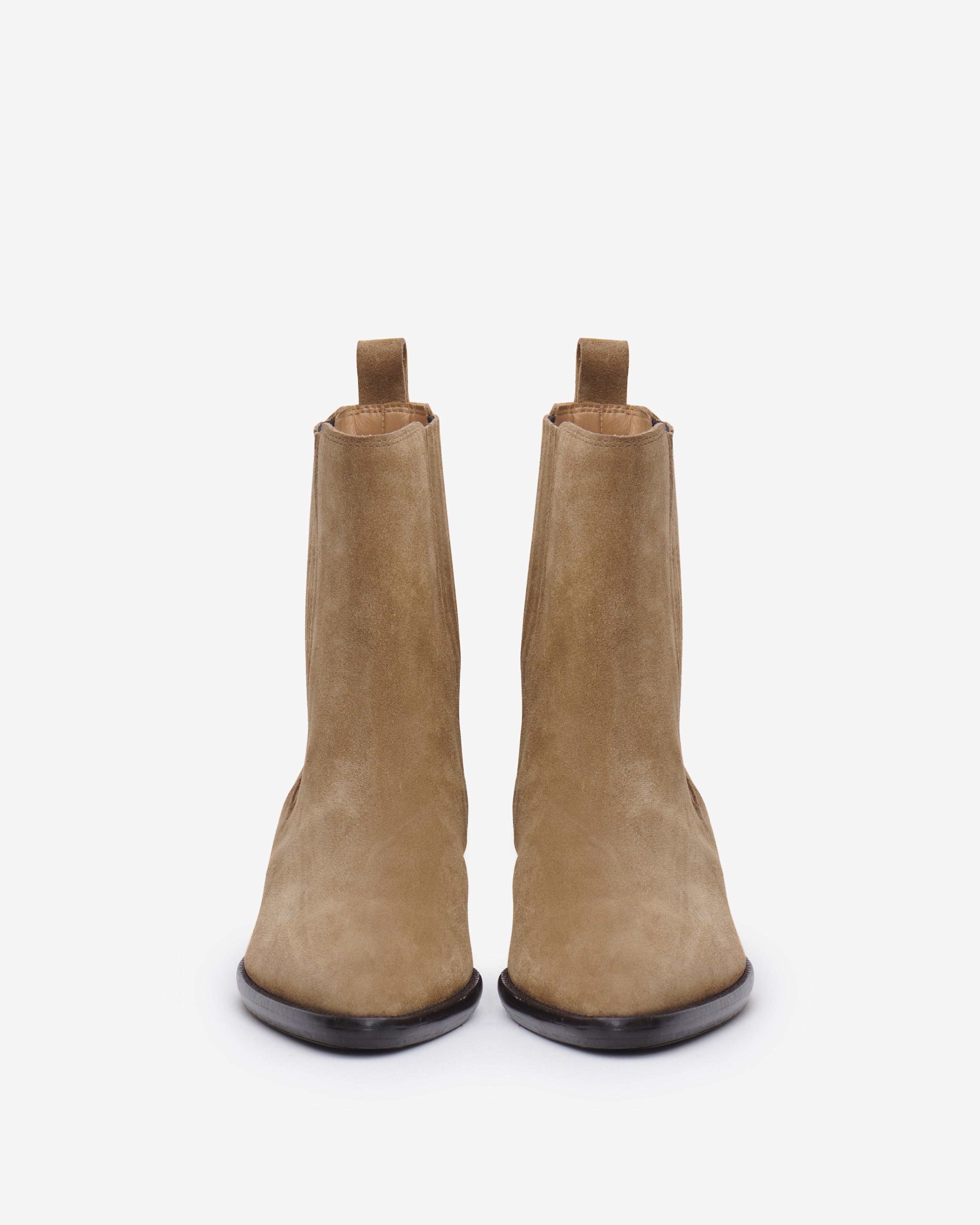 Delena halbstiefel Woman Taupe 2