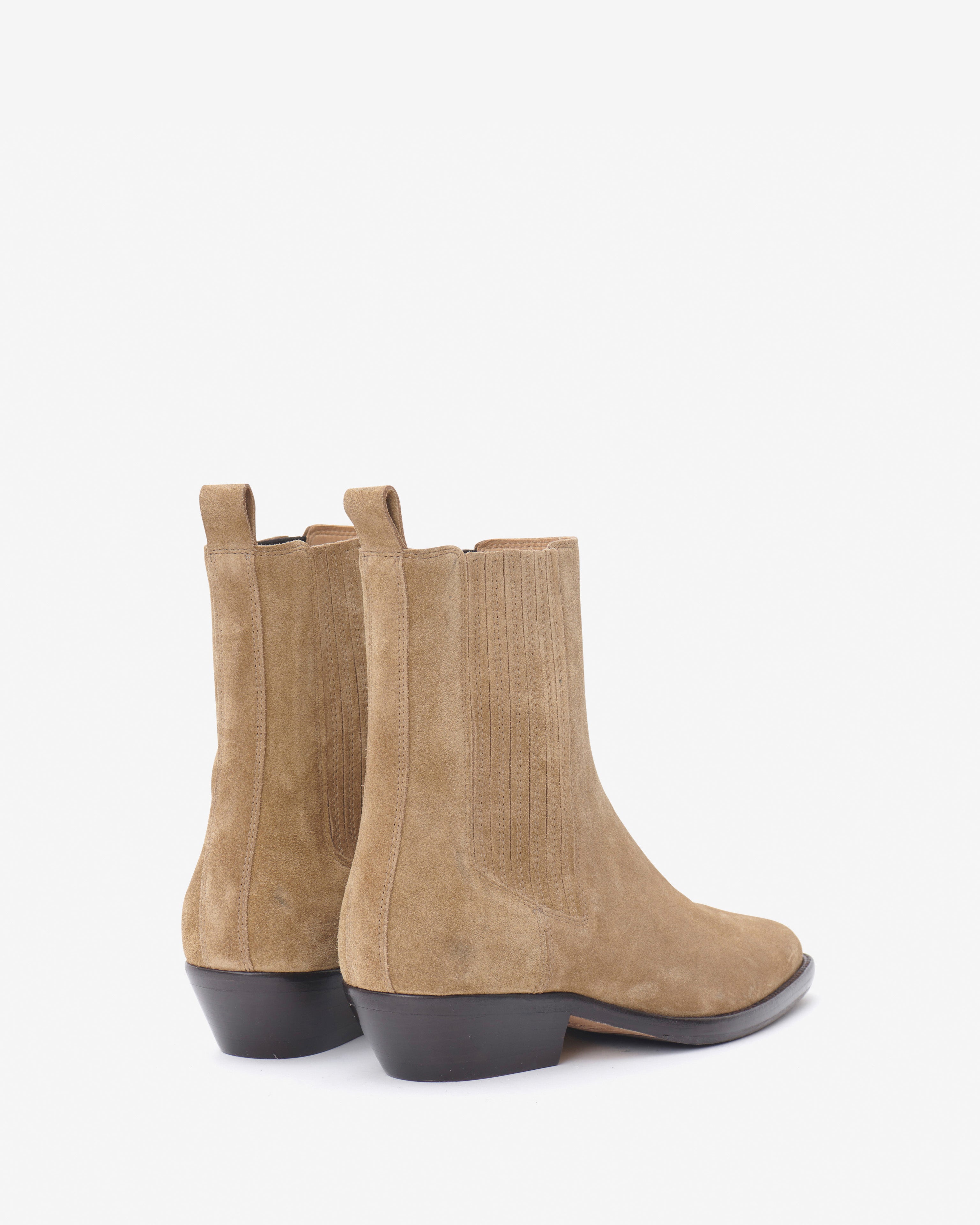 Delena halbstiefel Woman Taupe 3