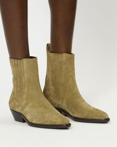 Delena western ankle boots - Taupe - Woman - 5
