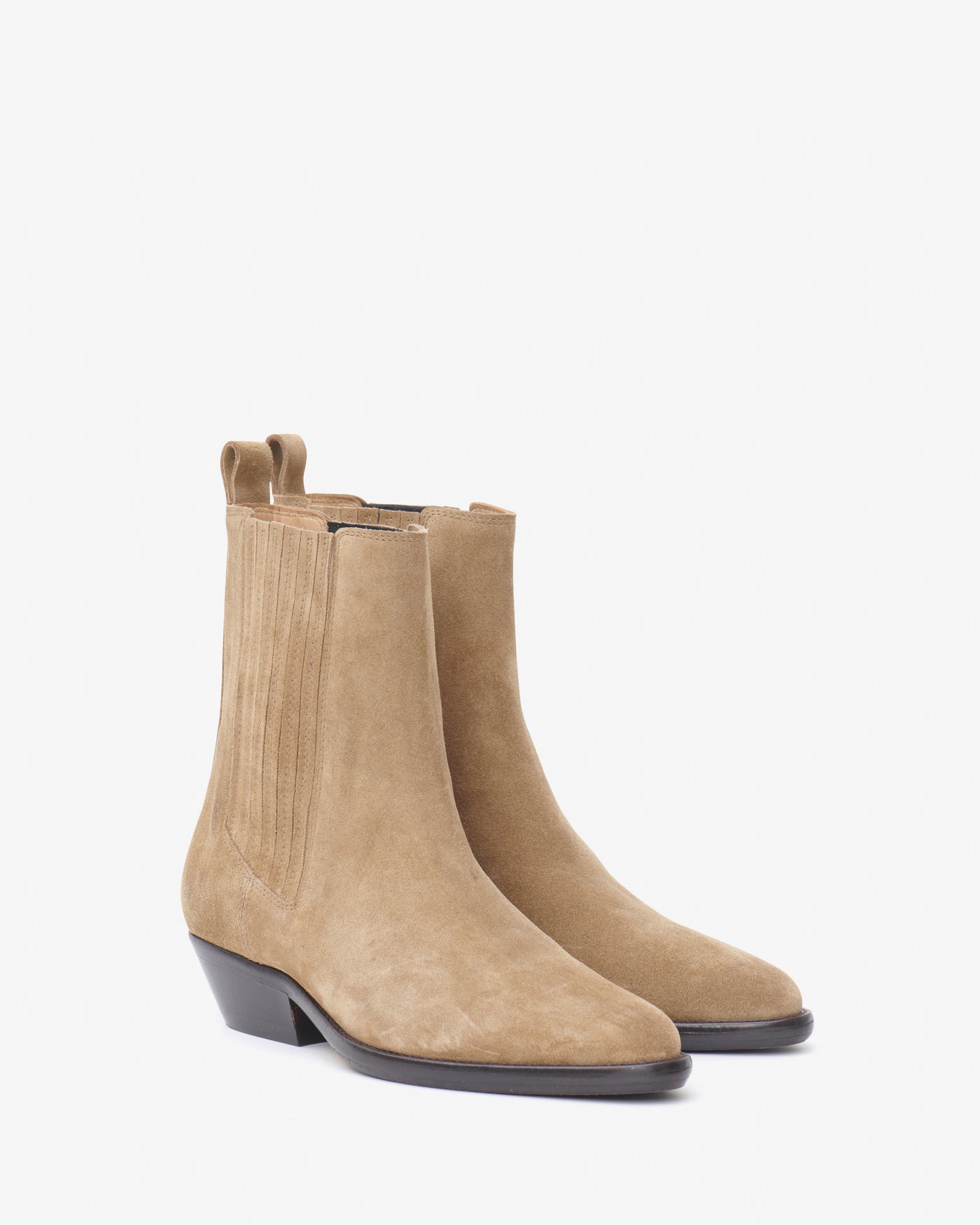 Delena western ankle boots - Taupe - Woman - 3