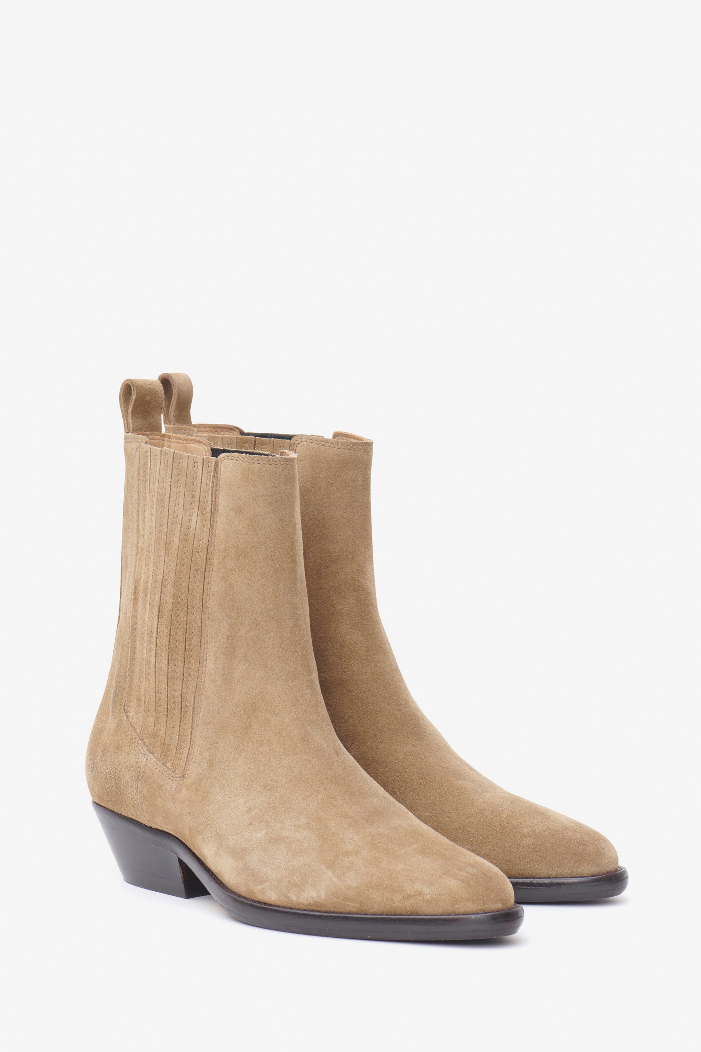 Bottines style santiag delena - Taupe - Woman - 3