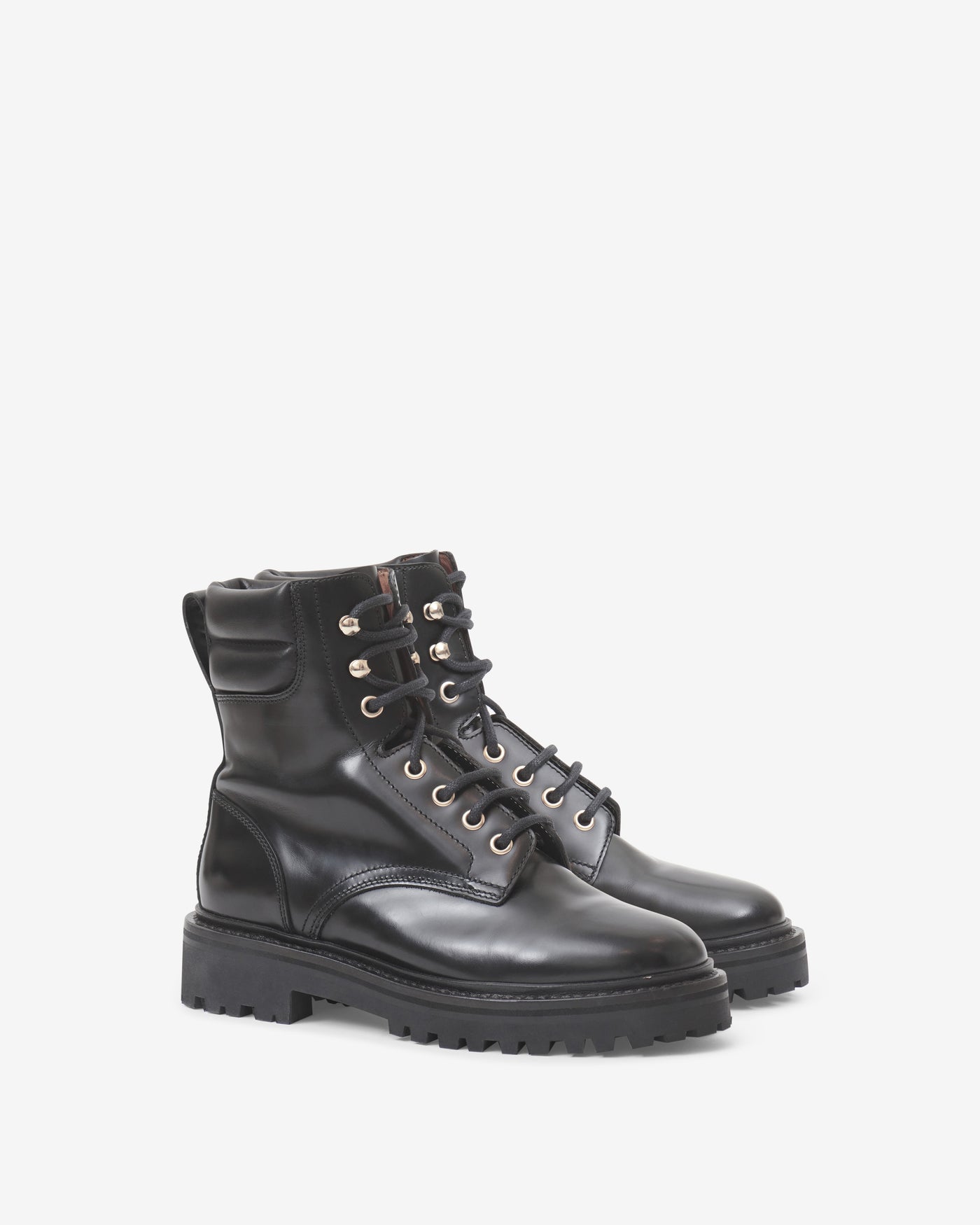Campa leather ankle boots - Black - Woman - 3