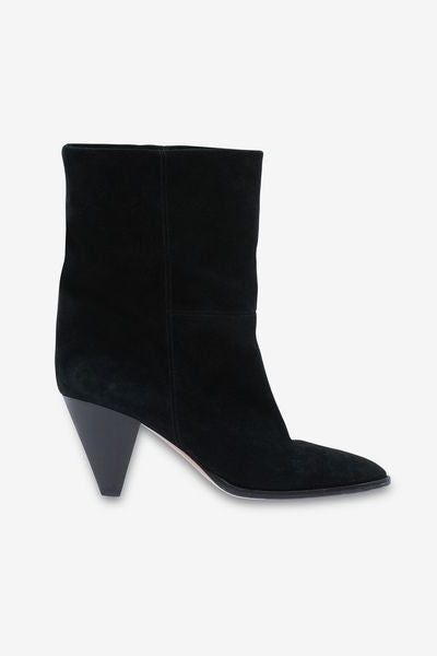 Bottes en cuir velours rouxa - Noir - Woman - 2