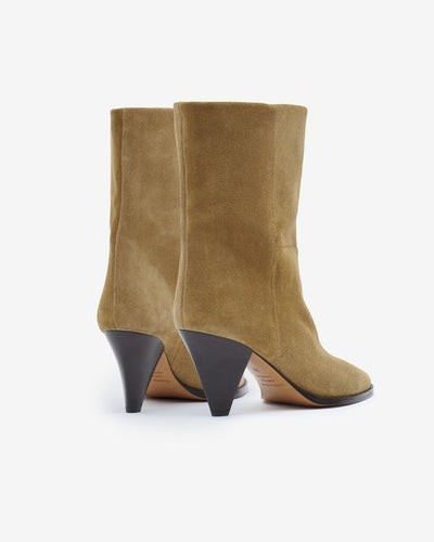 Rouxa suede ankle boots - Taupe - Woman - 2