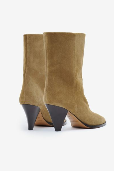 Rouxa suede ankle boots - Taupe - Woman - 2