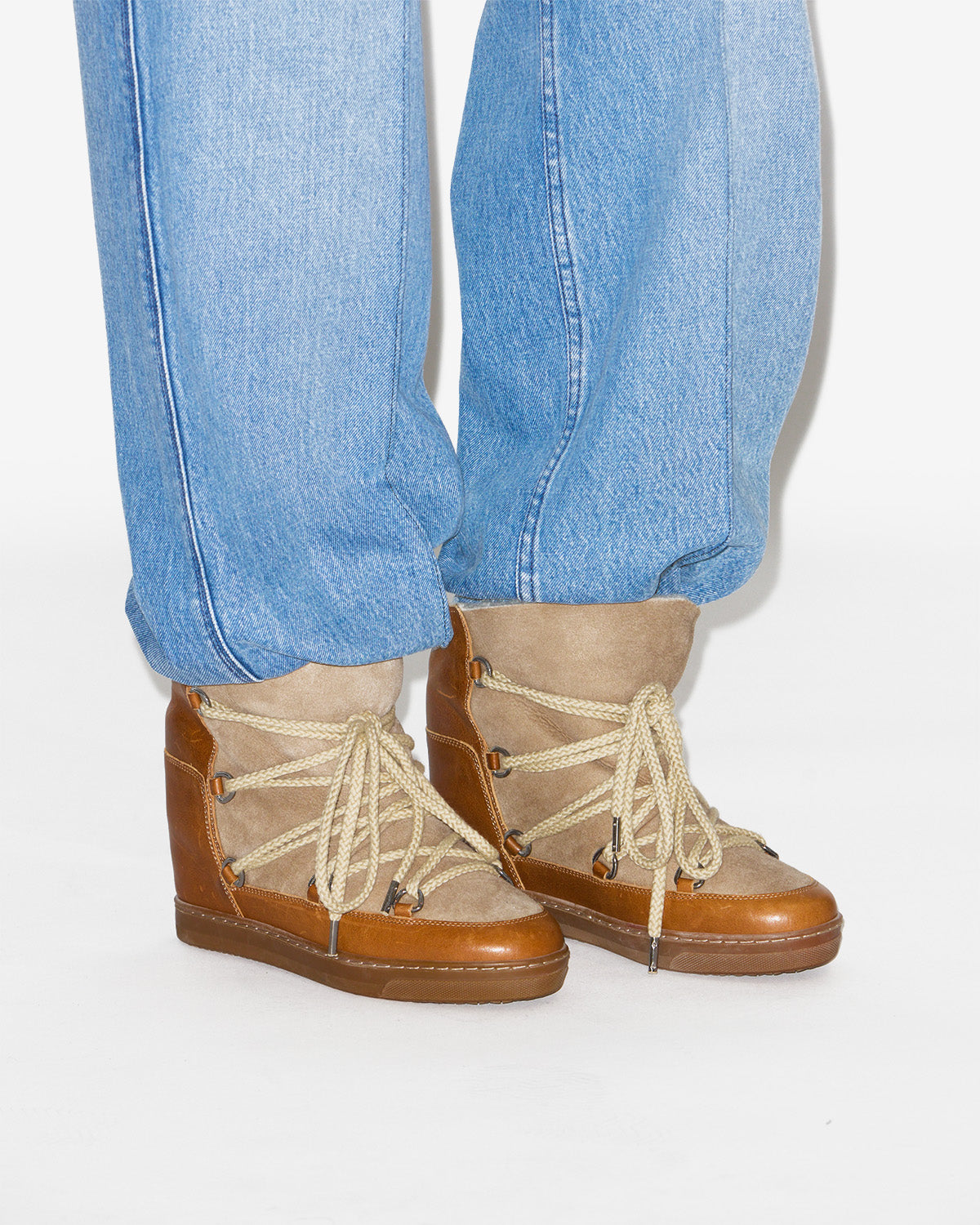 Botas après-ski forradas nowles - Camel - Woman - 4