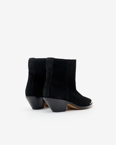 Boots en cuir adnae - Noir - Woman - 3
