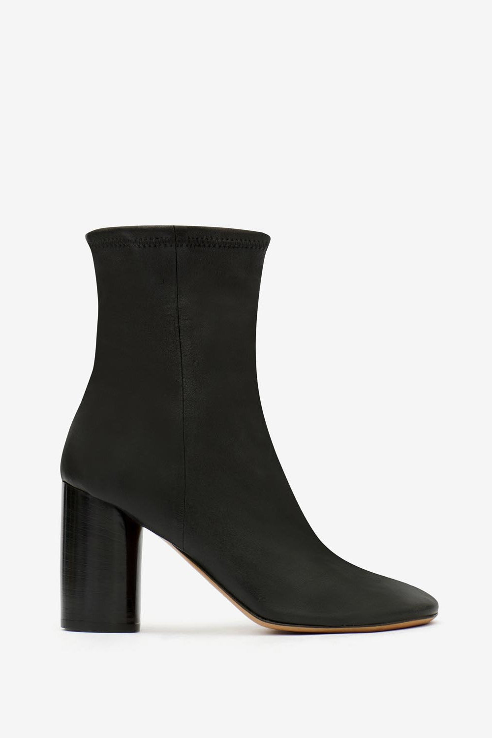 Bottines en cuir souple à talons hauts labee - Noir - Woman - 1