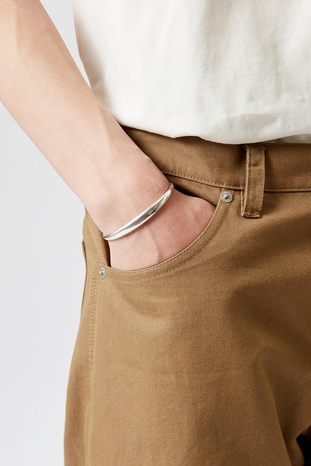 Ring bracciale da uomo - Argento - Man - 2