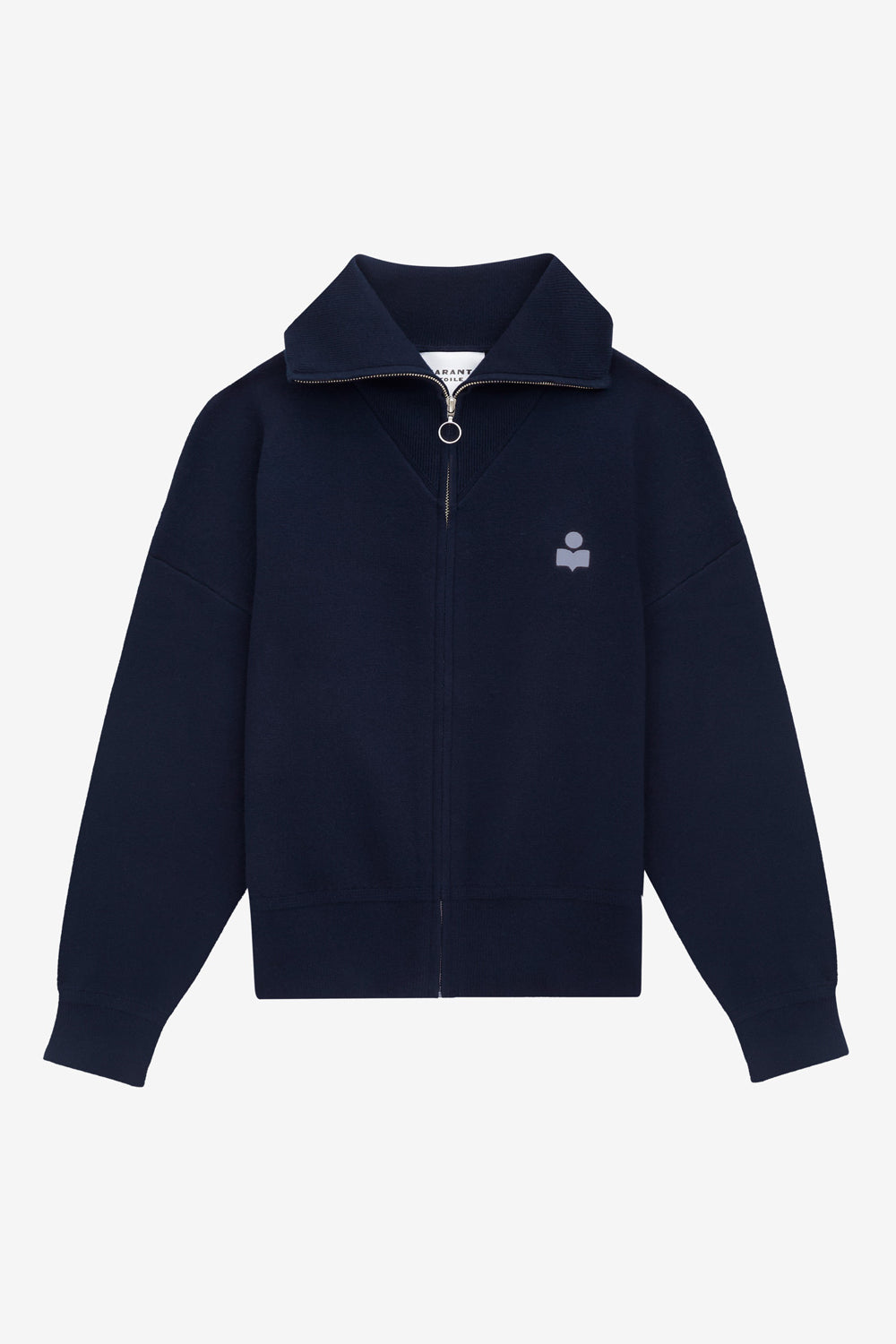 Cardigan axelle in maglia tinta unita - Midnight - Woman - 1