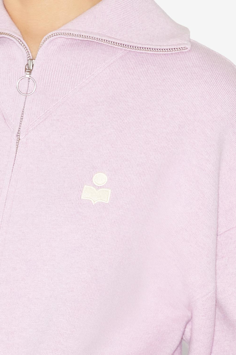 Cardigan con zip axelle - Lilac - Woman - 2