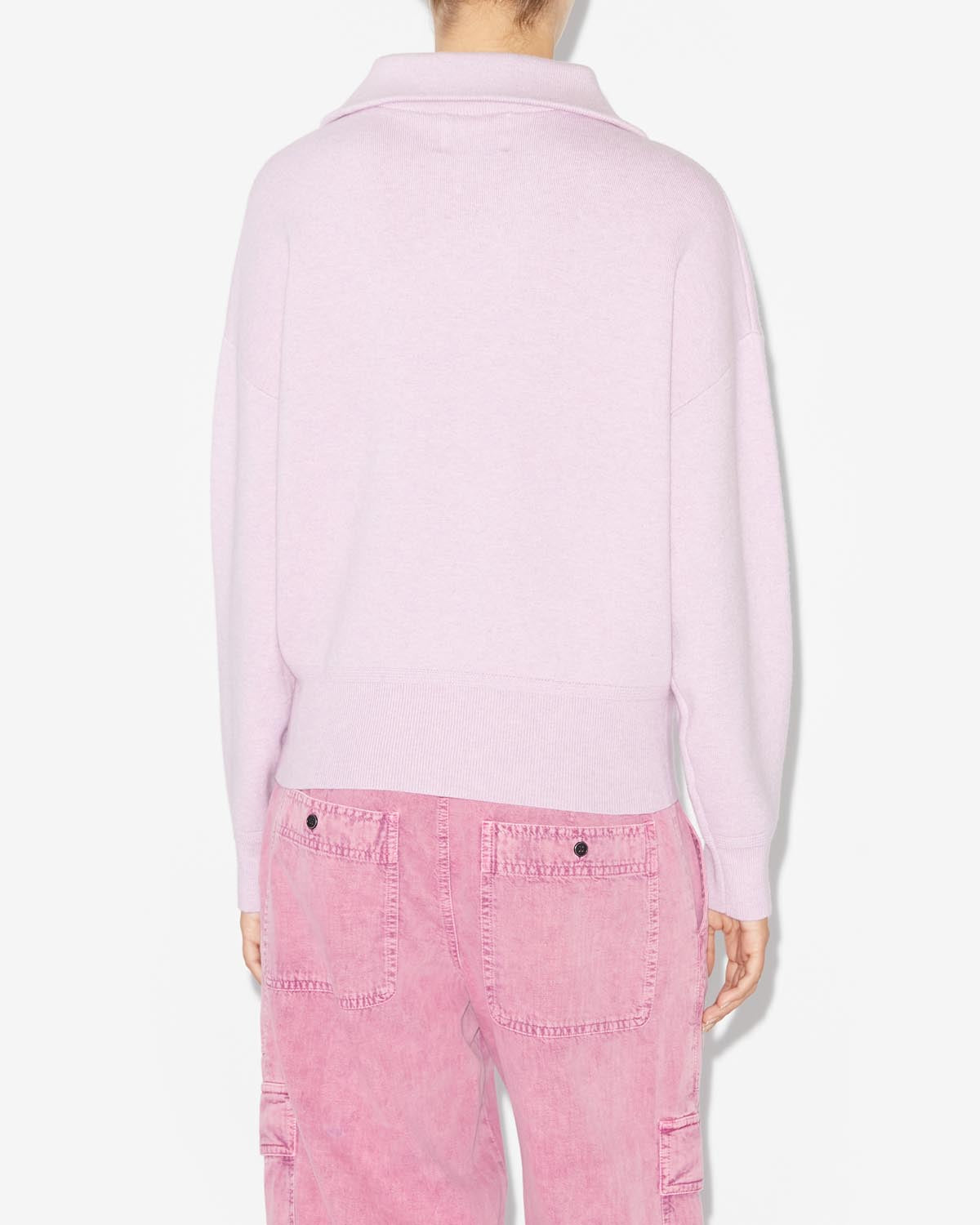 Cárdigan axelle con cierre en la parte delantera - Lilac - Woman - 3