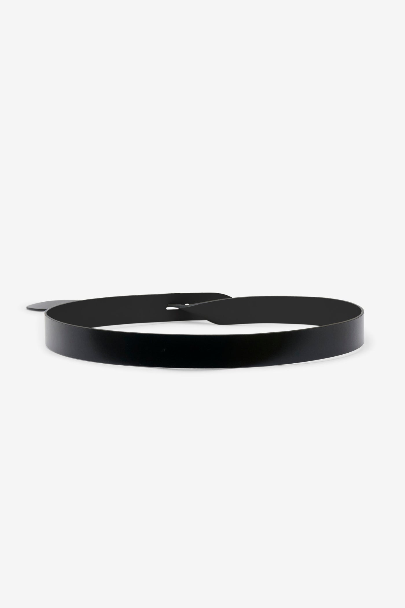 Cinturón de piel para anudar lecce - Negro - Woman - 3