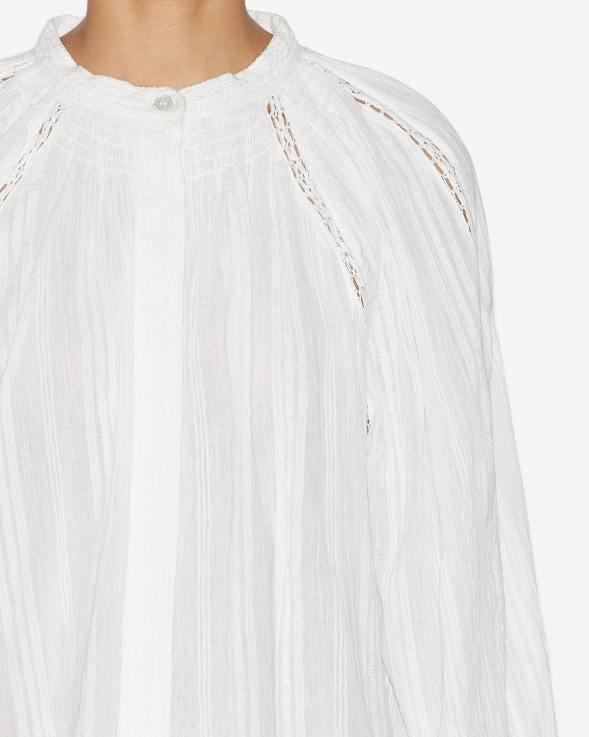 Long-sleeve cotton shirt imayae - White - Woman - 2