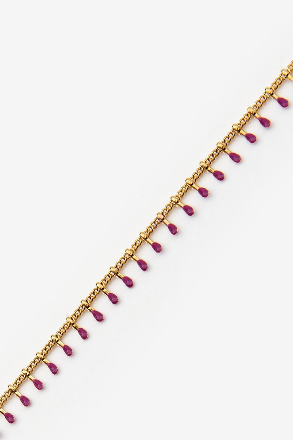 Casablanca tassel necklace - Fuchsia - Woman - 3