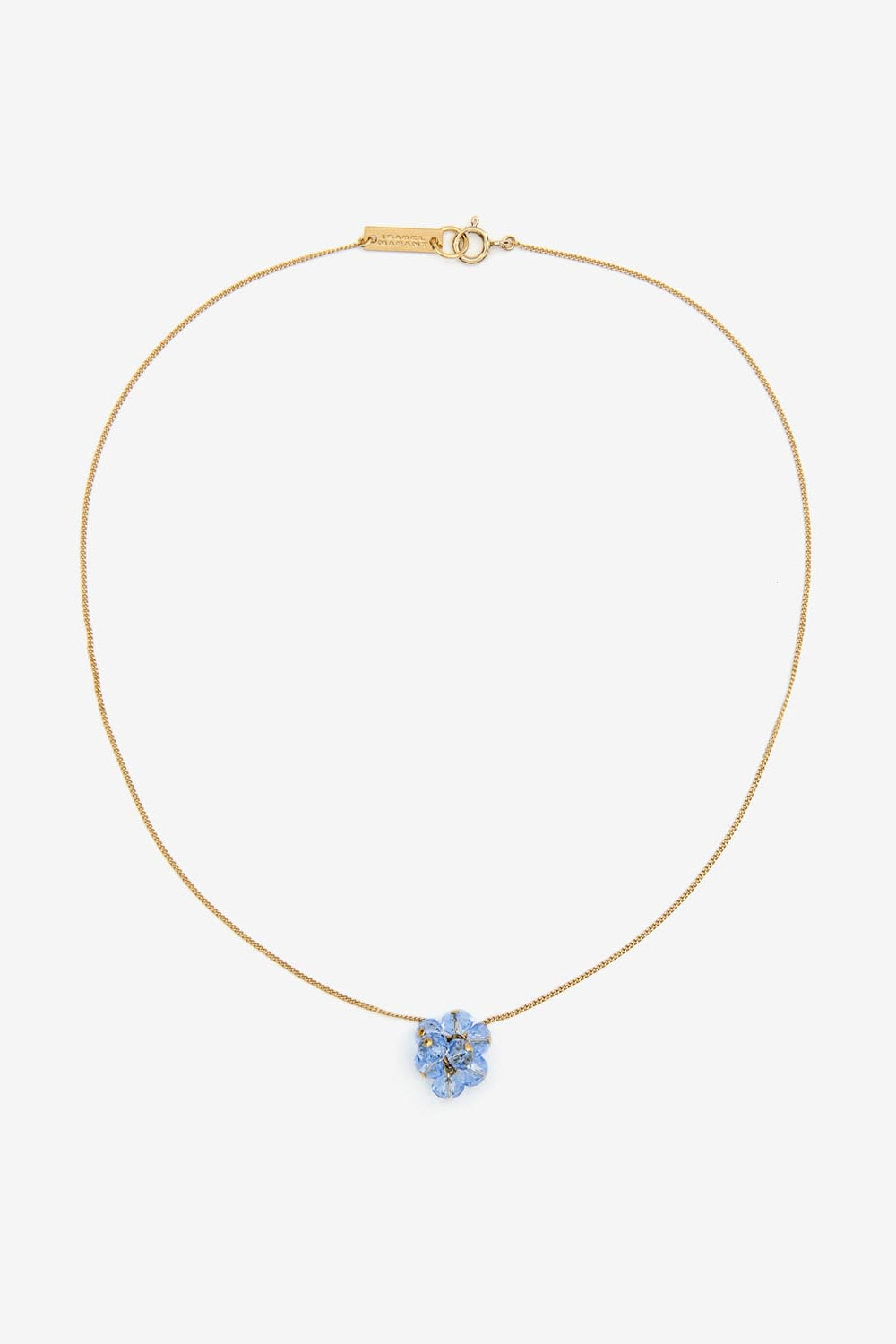 Polly beaded pendant necklace - Sky blue - Woman - 1