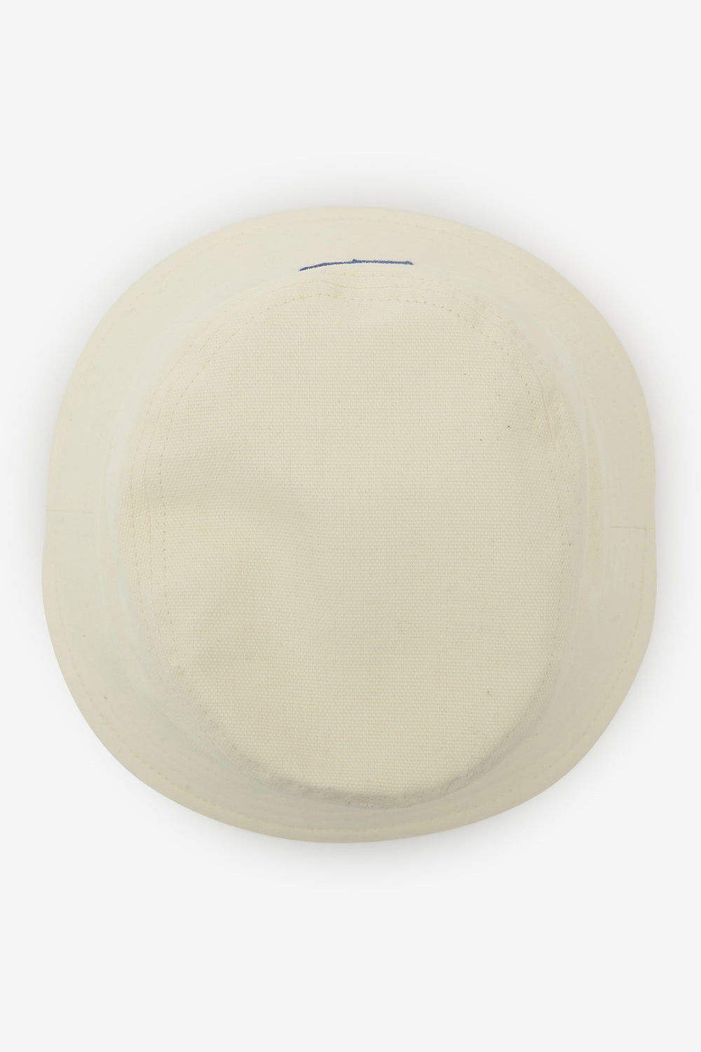 Bestickter bucket hat haley aus baumwolle - Ecru and blue - Woman - 4