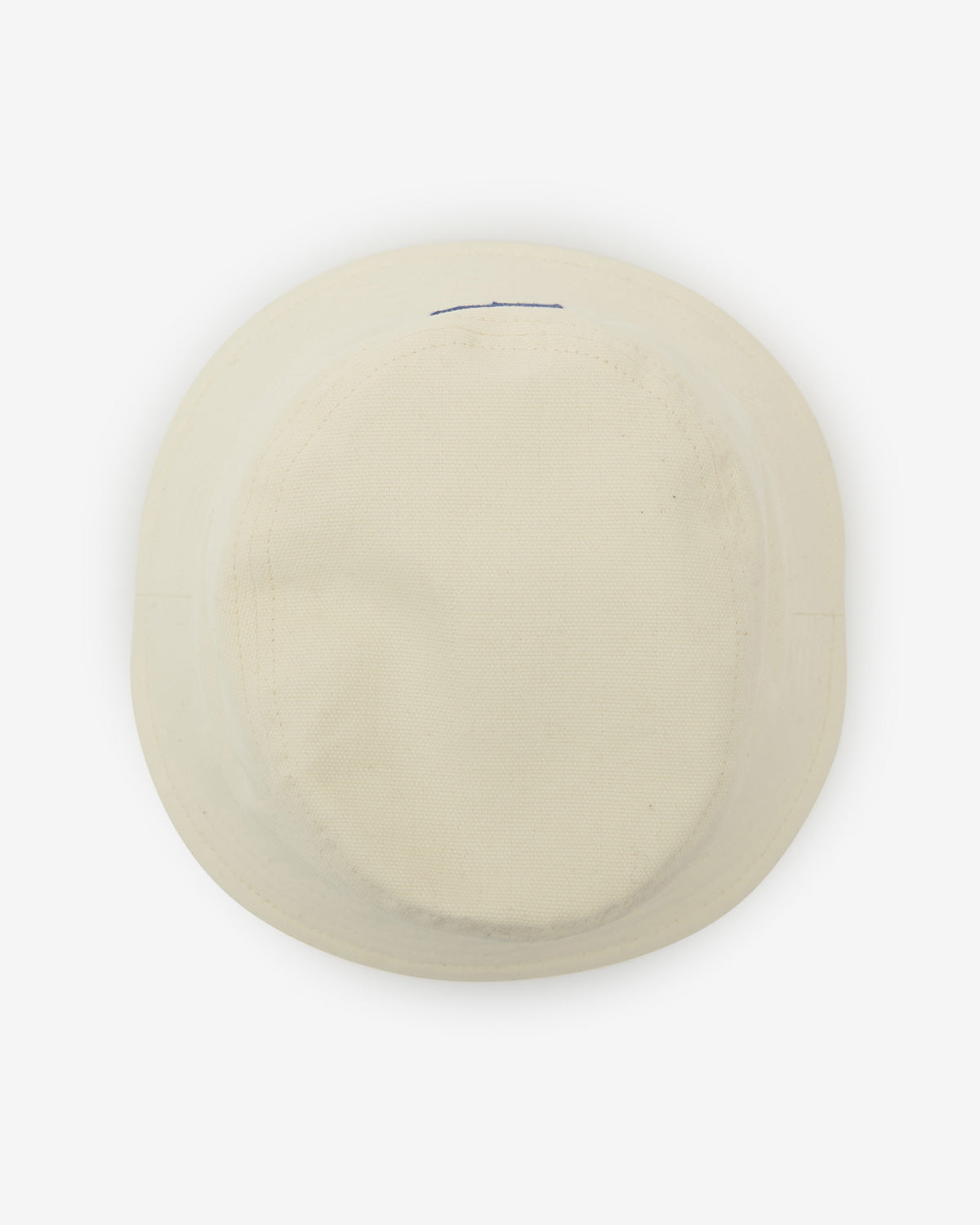 Haley embroidered cotton hat - Ecru and blue - Woman - 4