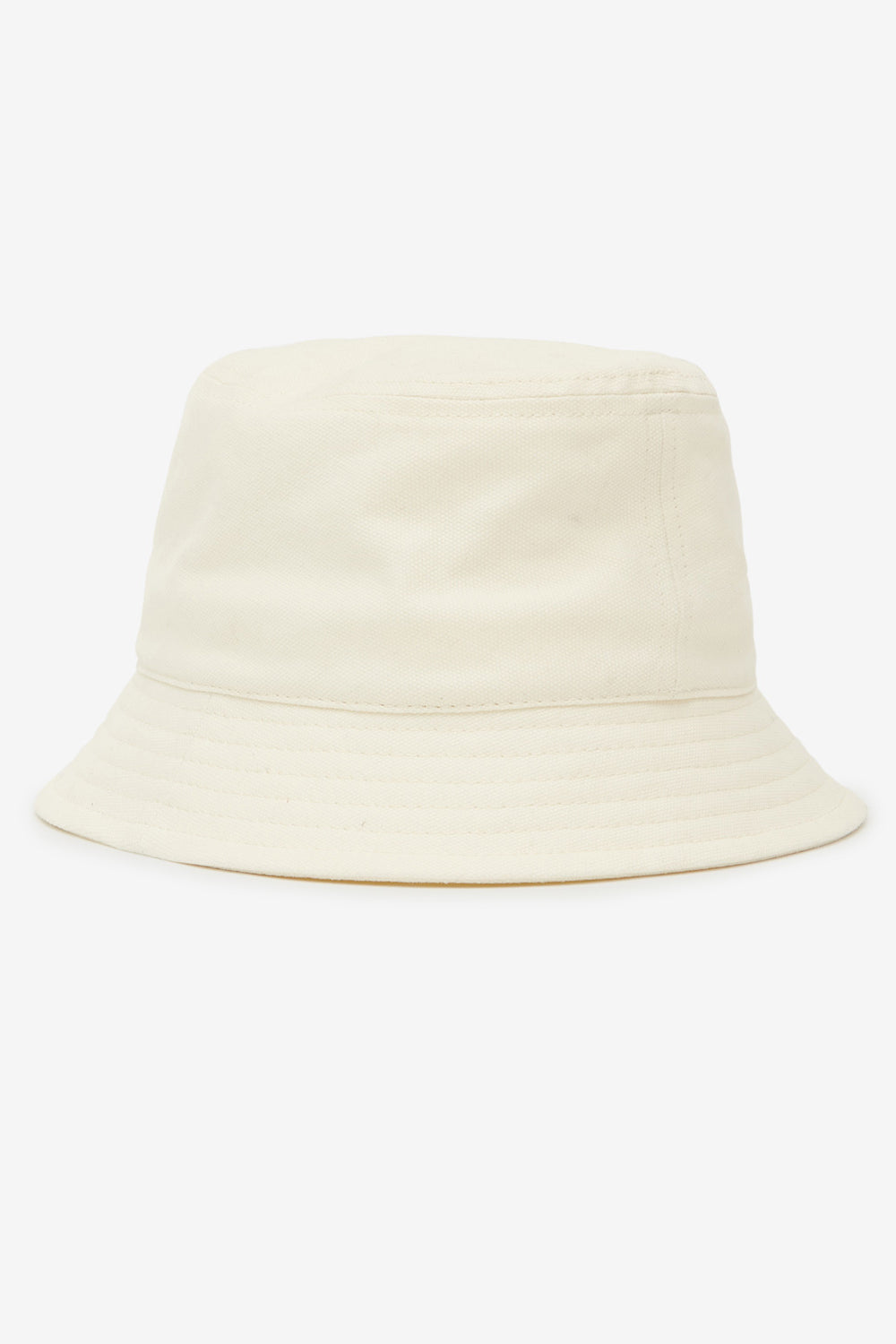 Bestickter bucket hat haley aus baumwolle - Ecru and blue - Woman - 2