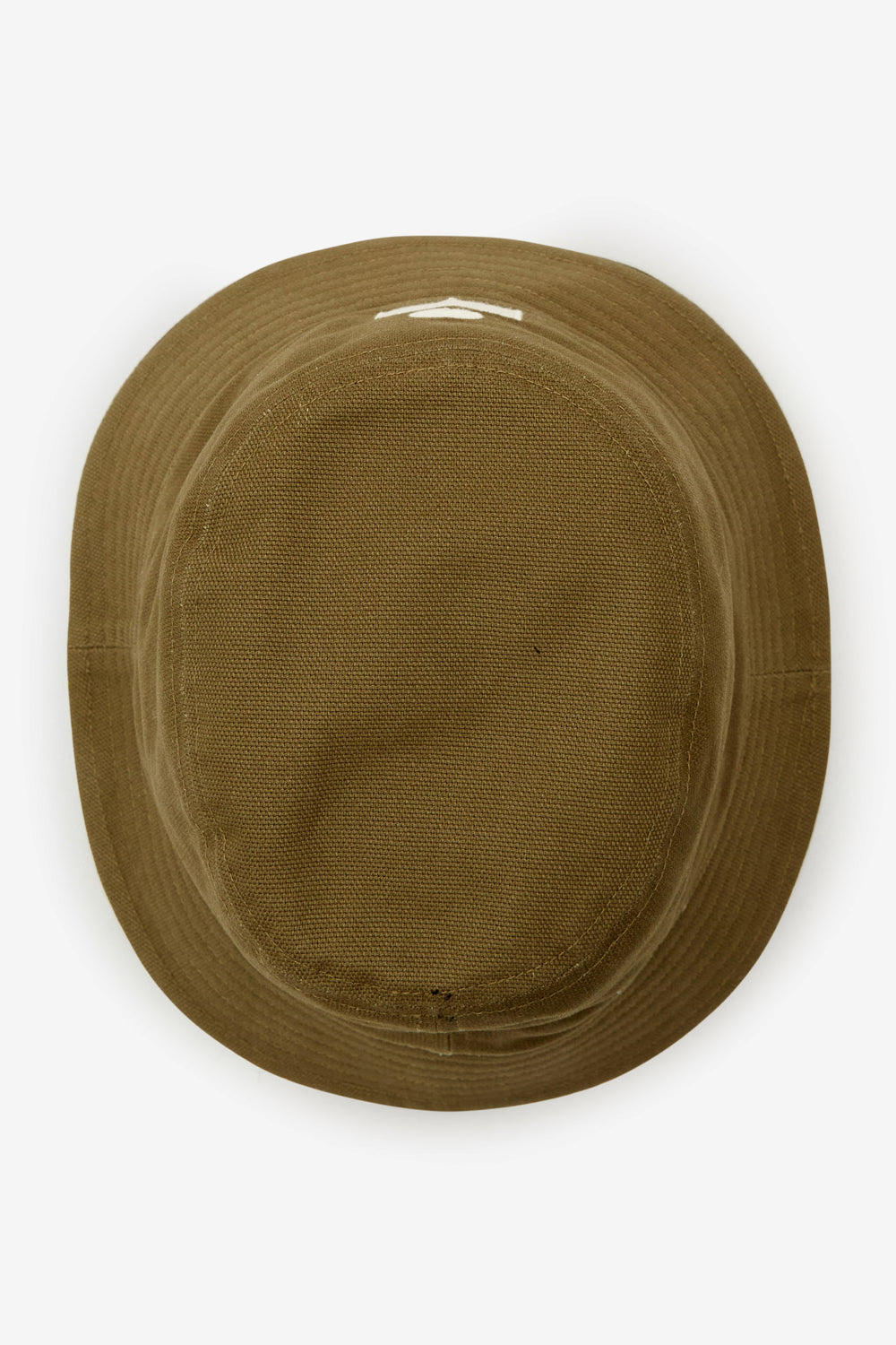 Haley embroidered bucket hat with logo - Khaki-ecru - Woman - 4