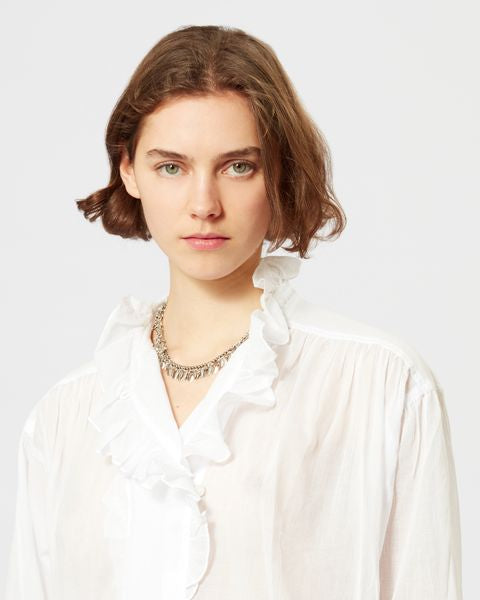Pamias Top Woman white | ISABEL MARANT Official online store