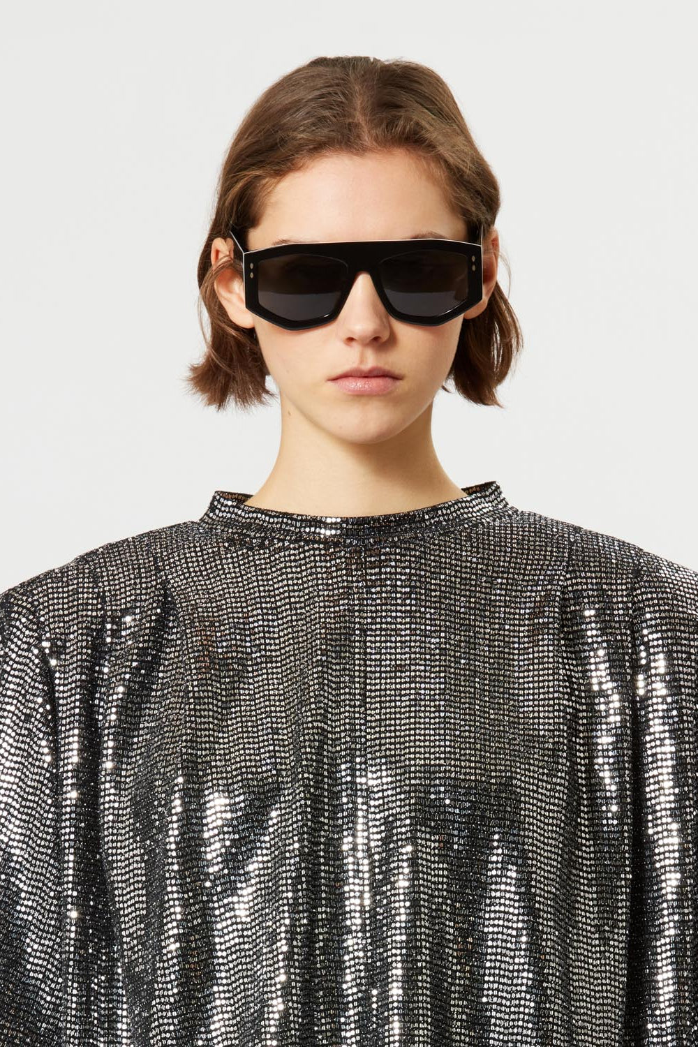 Delfi 3/4 sleeve top - Silver - Woman - 4