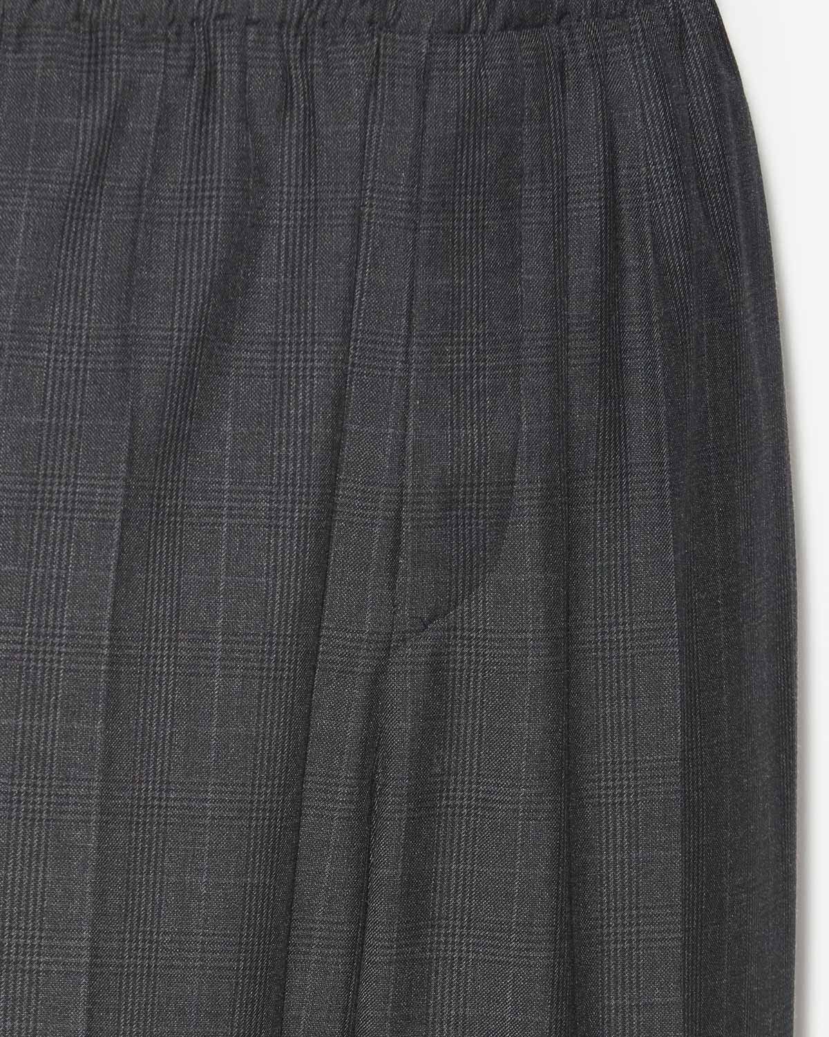 Pantaloni nahili con pinces in principe di galles - Anthracite - Man - 2