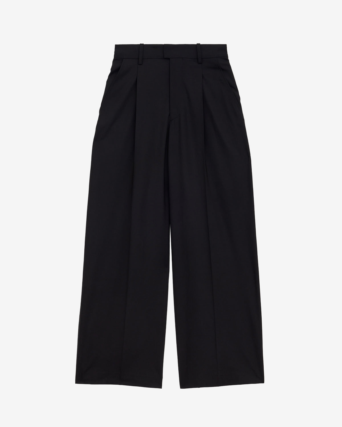 Namoro pleated loose fit virgin wool pants - Black - Man - 8