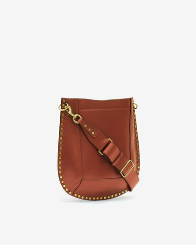 Leather hobo bag oskan - Cognac - Woman - 8