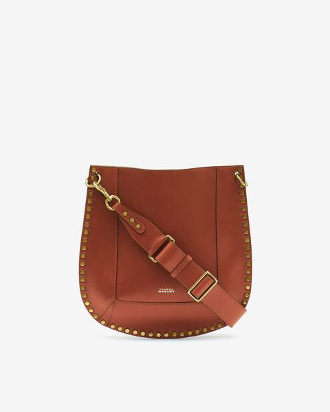 Oskan Shoulder Bag Woman cognac | ISABEL MARANT Official