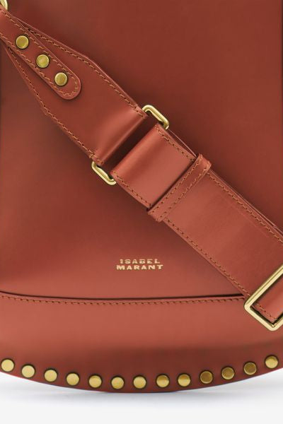 Leather hobo bag oskan - Cognac - Woman - 6