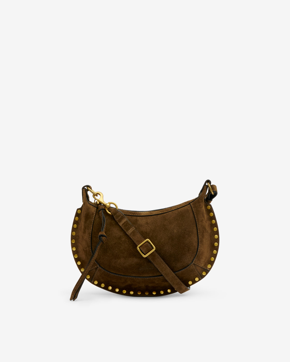 Bolso de mano baguette oskan moon en piel de becerro de ante - Bronce - Woman - 1