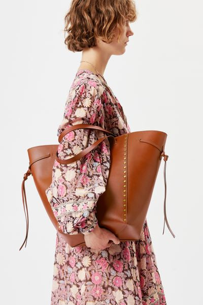 Oskan 가죽 토트백