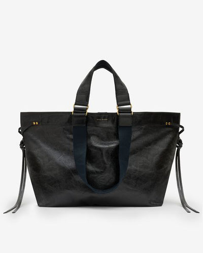 Wardy large tote bag in soft leather - Black - Woman - 2