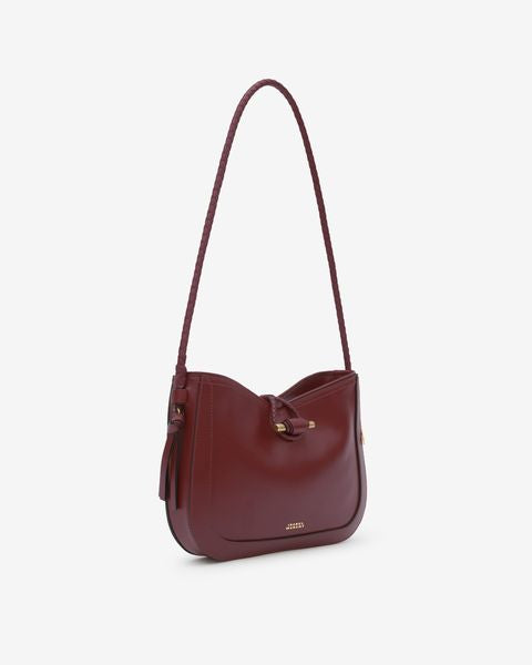 Vigo borsa a spalla in pelle Woman Bordeaux 2