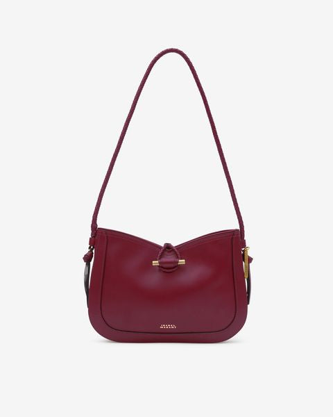 Vigo borsa a spalla in pelle Woman Bordeaux 5