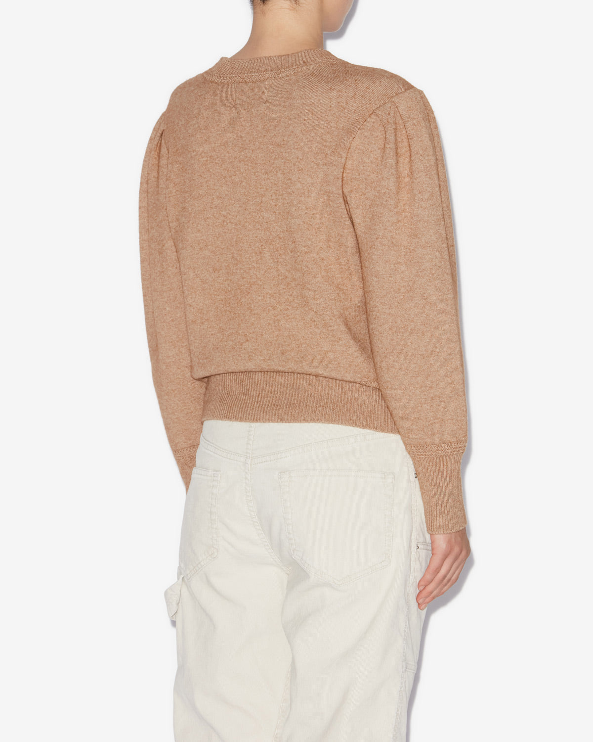 Kelaya fine knit blend sweater - Camel - Woman - 4